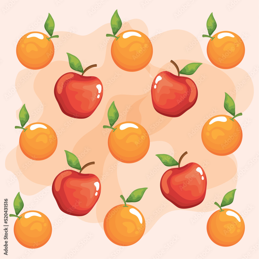 oranges and apples pattern oranges and apples pattern