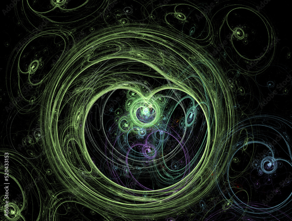 Fototapeta premium Imaginatory fractal abstract background Image