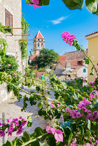 Panorama of the city of Omis - Dalmatia - Croatia © sanzios