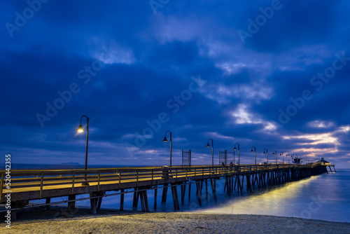 Imperial Beach Pier at Blue Hour