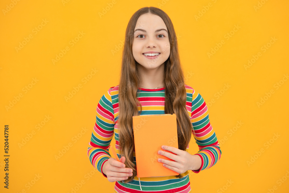 School child with book. Learning and education. School child with book. Learning and education.