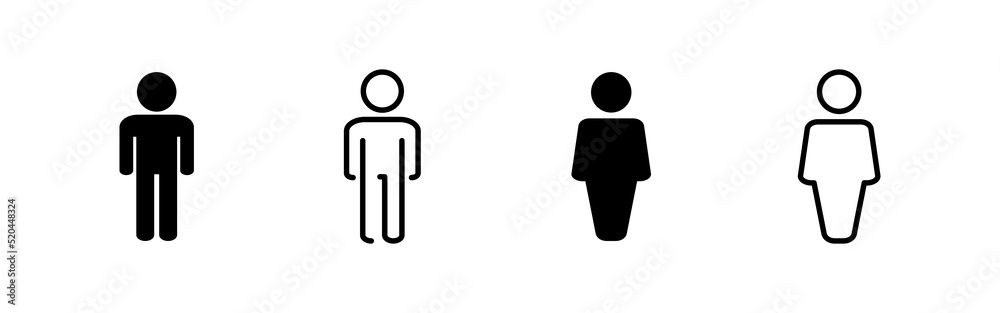 Man icon vector. male sign and symbol. human symbol Man icon vector. male sign and symbol. human symbol