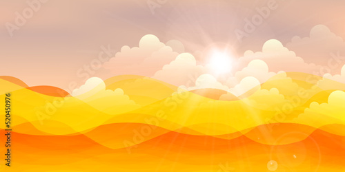 秋　波　海　背景