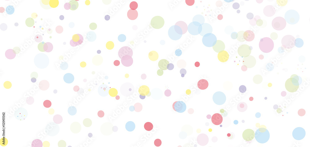 Colorful bubbles banner - obrazy, fototapety, plakaty 