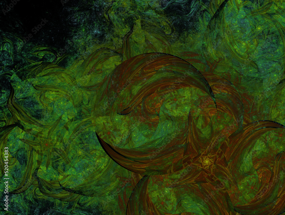 Obraz premium Imaginatory fractal abstract background Image