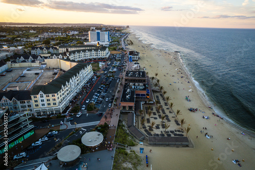 Sunset in Pier Village Long Branch New Jersey  photo