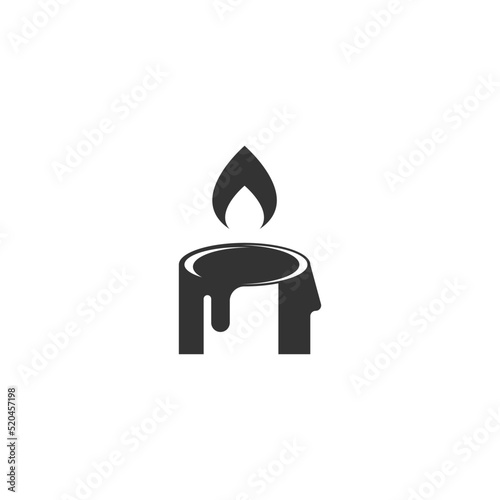Candle icon design
