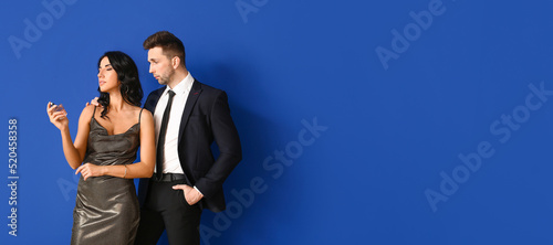 Stylish young couple with p...