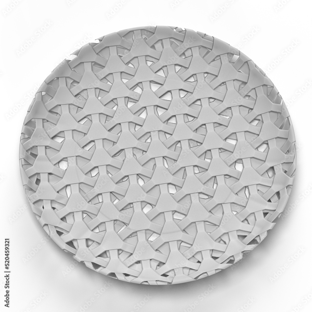 Isolated Top View of Sieve, Colander or Bamboo Strainer, Old Crockery on White Background, Realistic Shot of 3D Illustration. Isolated Top View of Sieve, Colander or Bamboo Strainer, Old Crockery on White Background, Realistic Shot of 3D Illustration.