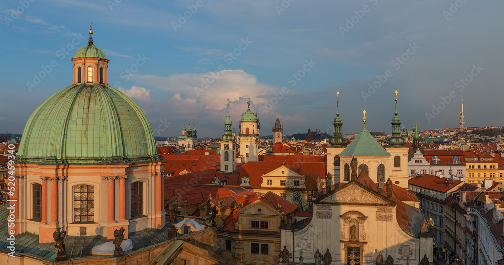 The historical center of the capital of the Czech Republic - the city of Prague