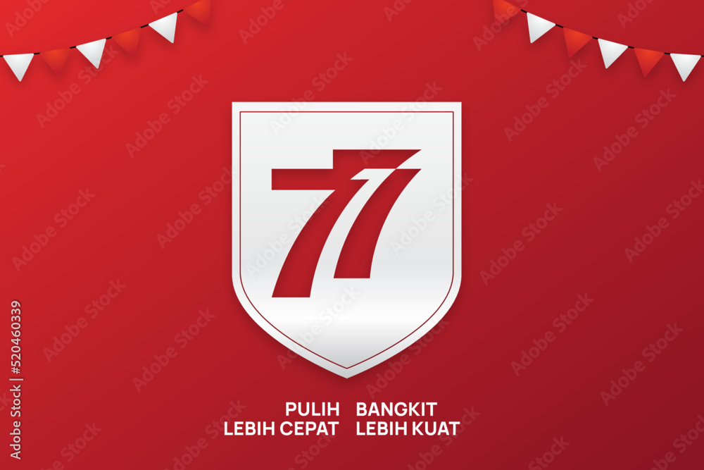 Obraz premium Indonesian Independence Day