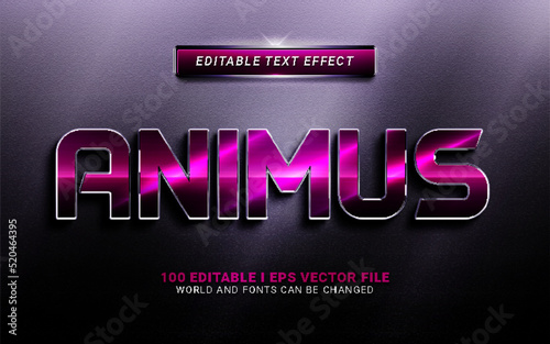 animus text effect