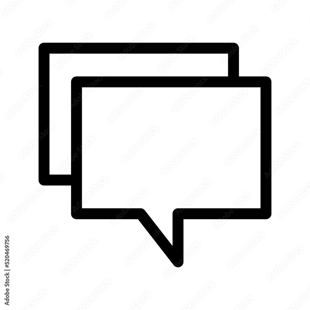 Chat Icon Vector Symbol Design Illustration Chat Icon Vector Symbol Design Illustration
