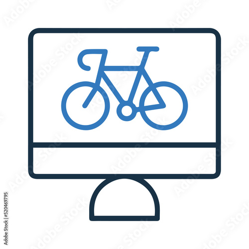 Bicycle or computer device icon
