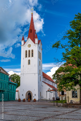 Medieval Evangelical Lutheran Church of Saint John in Cesis town, Latvia