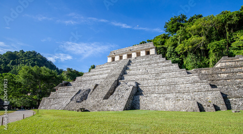 piramides de palenque chiapaz mexico photo