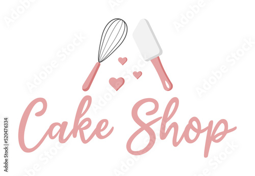 Cake shop. the best cakes and pastry. hand drawn positive lettering phrase about kitchen and bakery isolated on the white background. Fun brush ink vector quote for cooking banners. Kitchen tools. 