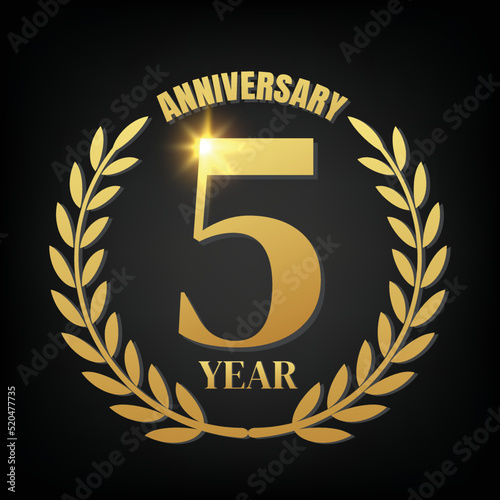 5th golden anniversary logo