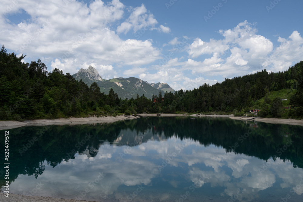 Der Urisee in Österreich bei Reutte