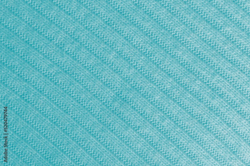 Blue knitting wool texture background. Blue knitting wool texture background.