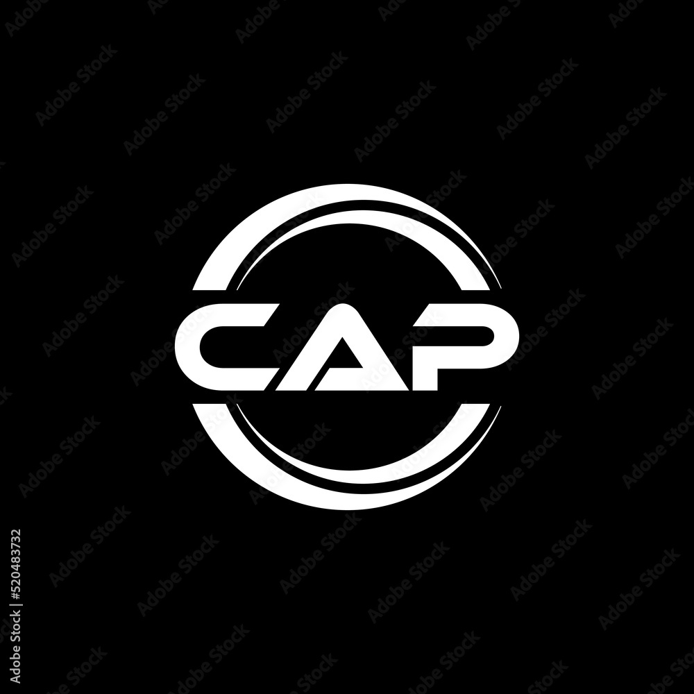 CAP letter logo design with black background in illustrator, vector logo modern alphabet font overlap style. calligraphy designs for logo, Poster, Invitation, etc. CAP letter logo design with black background in illustrator, vector logo modern alphabet font overlap style. calligraphy designs for logo, Poster, Invitation, etc.