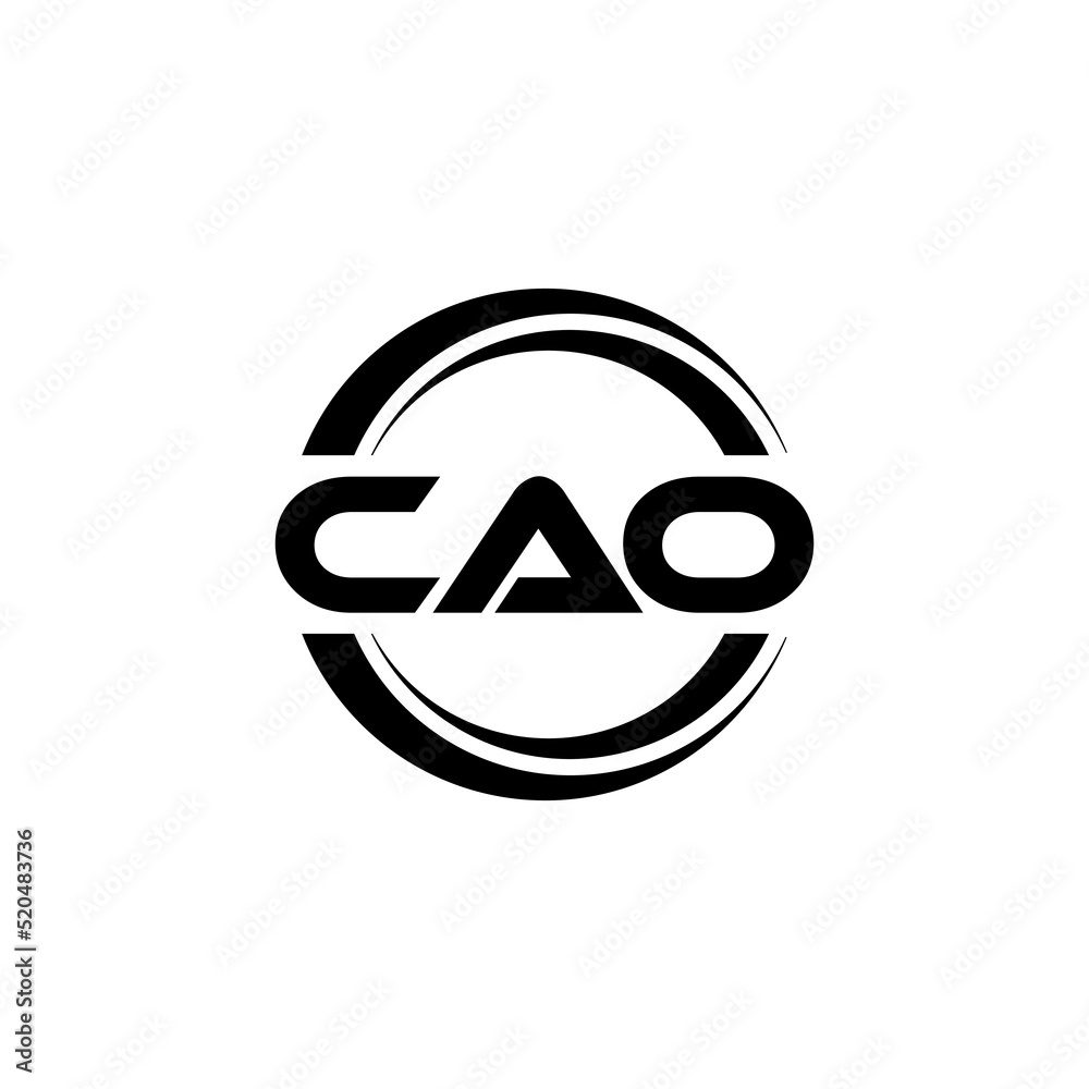 CAO letter logo design with white background in illustrator, vector logo modern alphabet font overlap style. calligraphy designs for logo, Poster, Invitation, etc. CAO letter logo design with white background in illustrator, vector logo modern alphabet font overlap style. calligraphy designs for logo, Poster, Invitation, etc.