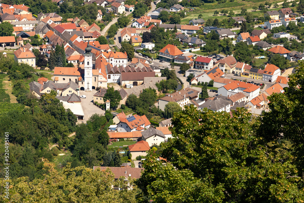 View of surroundings of Gottweig Abbey (German name is Stift G?ttweig), Austria.