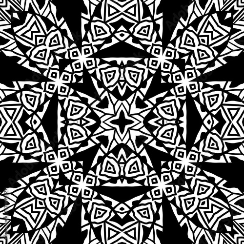 Ethnic rug kaleidoscope, tr...