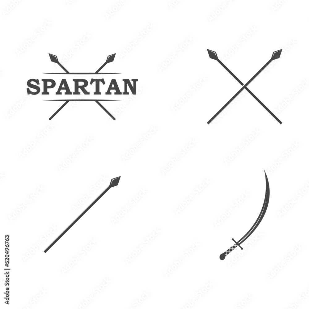Spear icon vector Spear icon vector