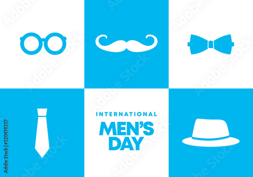 Men day background banner p...