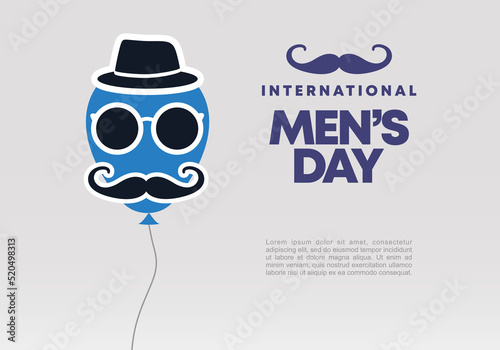 Men day background banner p...