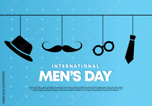 Men day background banner p...