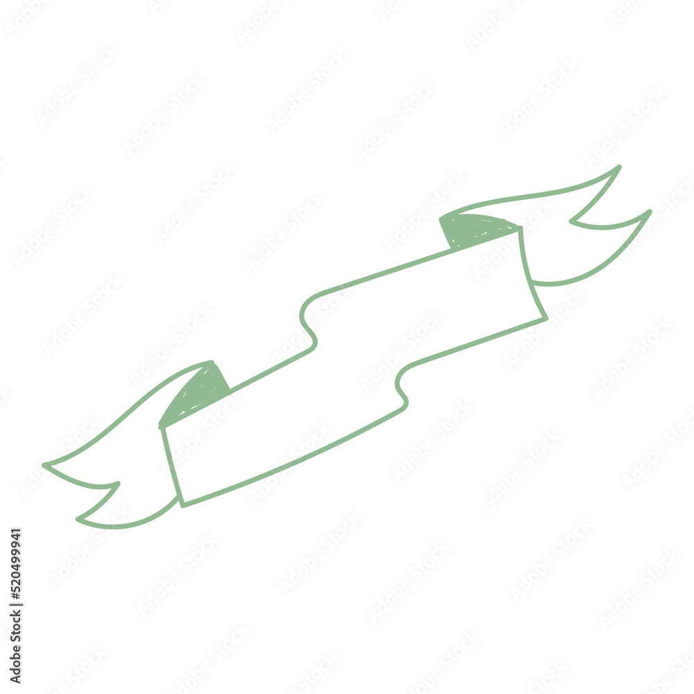 hand drawn ribbon abstract element design hand drawn ribbon abstract element design
