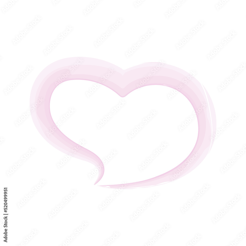 hand drawn Heart watercolor element design hand drawn Heart watercolor element design