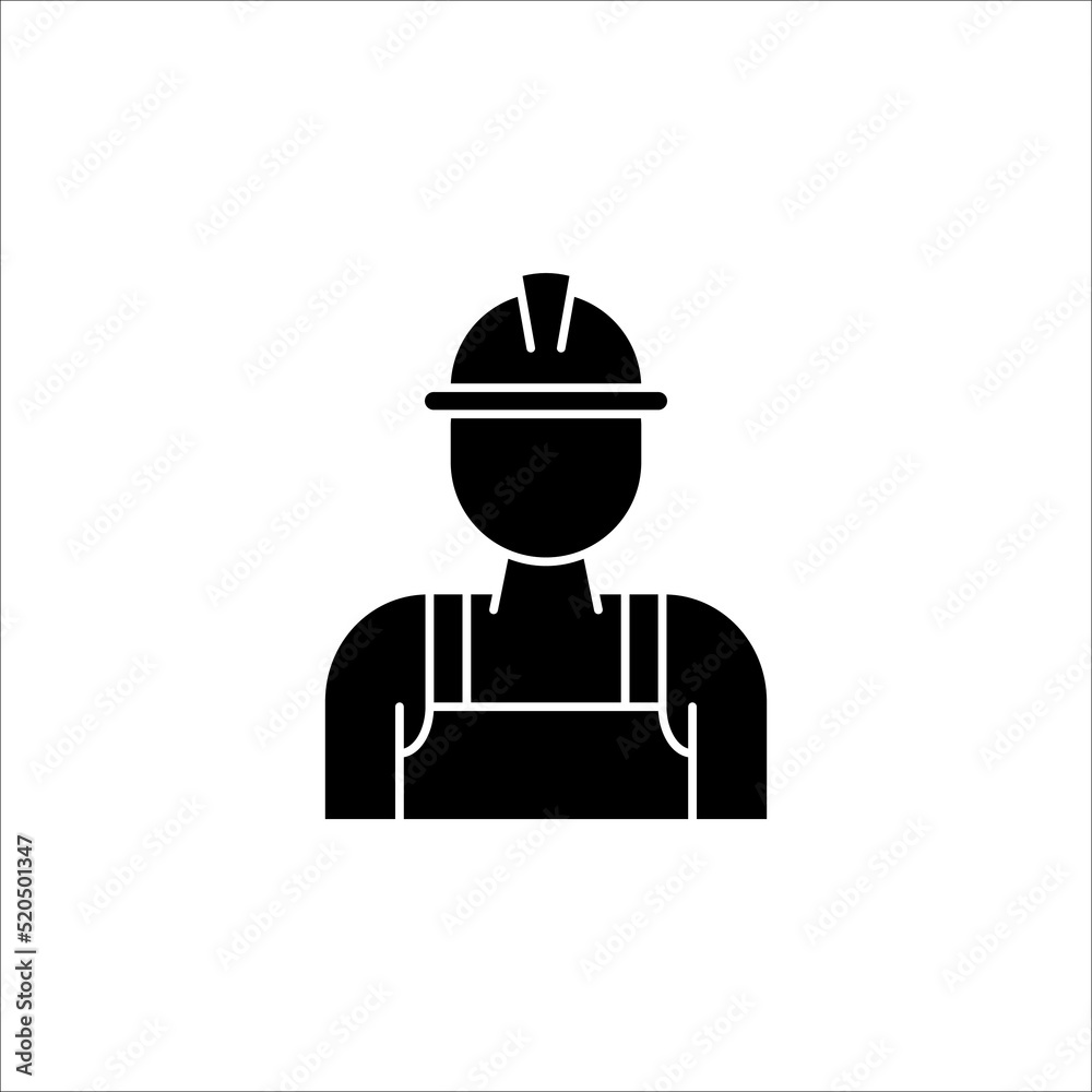 Technician icon with simple design, Repairman icon vector illustration. eps 10 Technician icon with simple design, Repairman icon vector illustration. eps 10