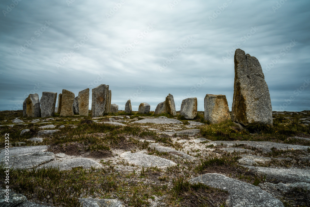 the megalith site of Tobar Dherbhile on the Mullet Peninsula of County Mayo in Ireland the megalith site of Tobar Dherbhile on the Mullet Peninsula of County Mayo in Ireland