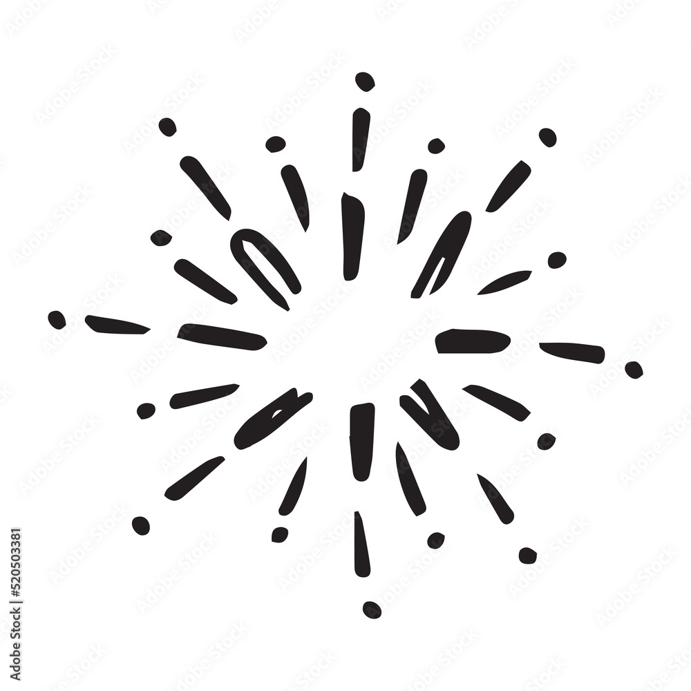 Starburst, sunburst element. Vector illustration Starburst, sunburst element. Vector illustration