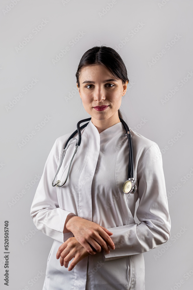 doctor saves people's lives with a stethoscope and a sincere smile. doctor saves people's lives with a stethoscope and a sincere smile.