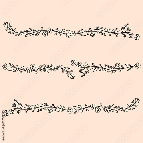 floral bracelet tattoo