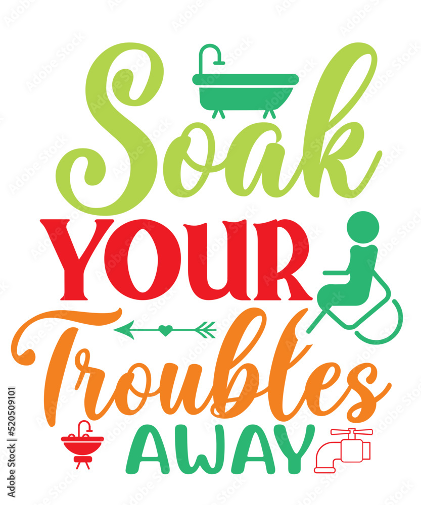 Bathroom SVG Bundle Bathroom Bundle SVG files SVG files for cricut