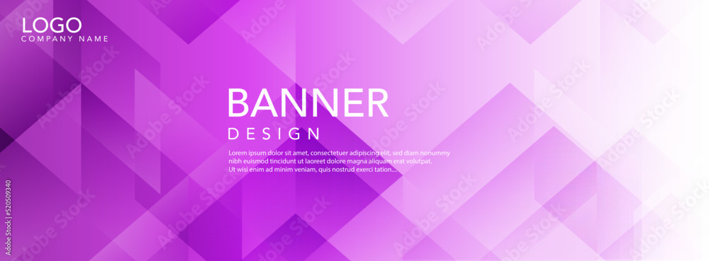 Abstract Purple  background with triangles, pink background, Purple banner