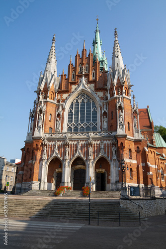 St. Joseph's Church Kraków (Parish of Saint Joseph or Église Saint-Joseph). Catholic church on Podgorski Square, in the Podgorze district of Krakow, Poland.
