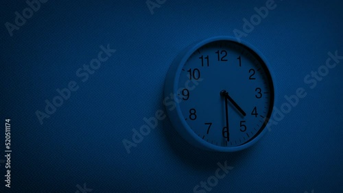 Wallpaper Mural 4.30 Wall Clock At Night
 Torontodigital.ca
