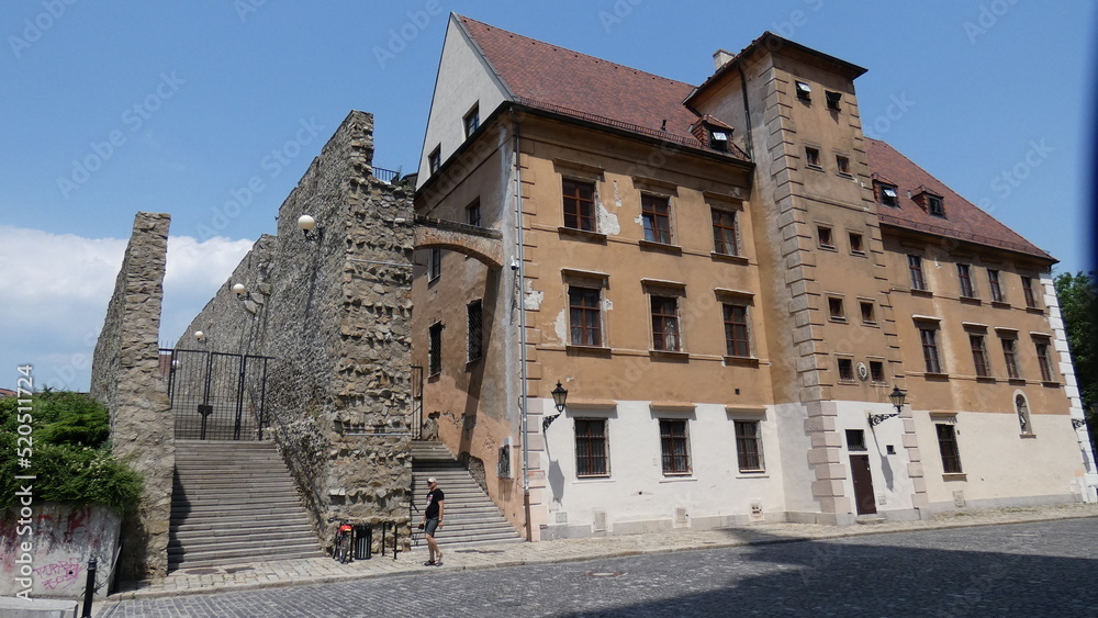 Naklejka premium Bratysława , mury obronne.