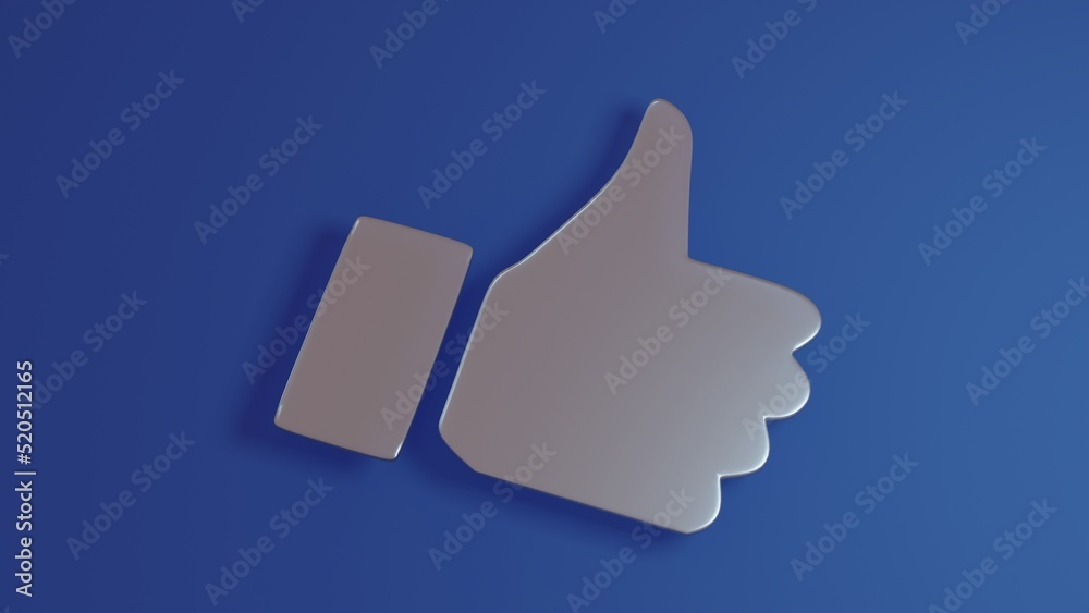 Sign of approval, thumbs up on blue background. Sign of approval, thumbs up on blue background.