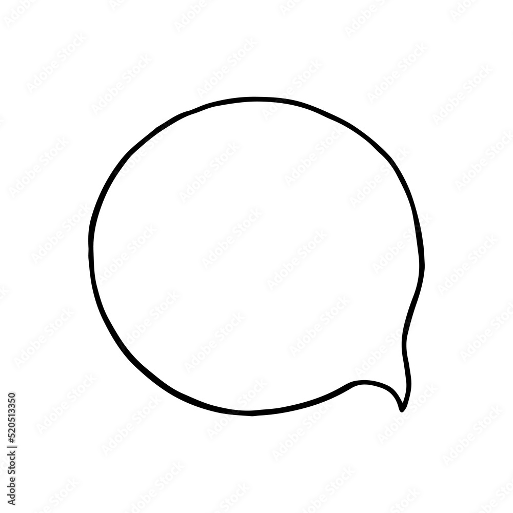 Speech bubble icon. Bubble comic speech, great design for any purposes. 