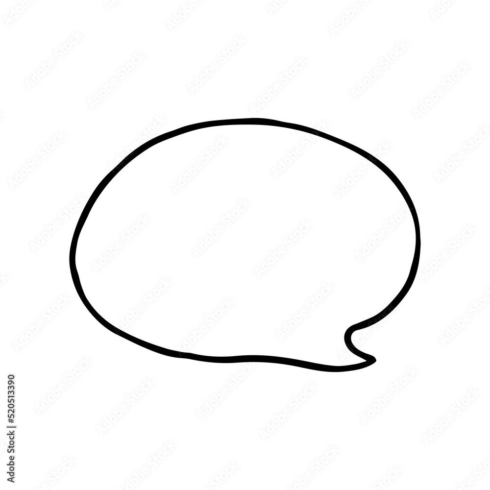 Speech bubble icon. Bubble comic speech, great design for any purposes. 