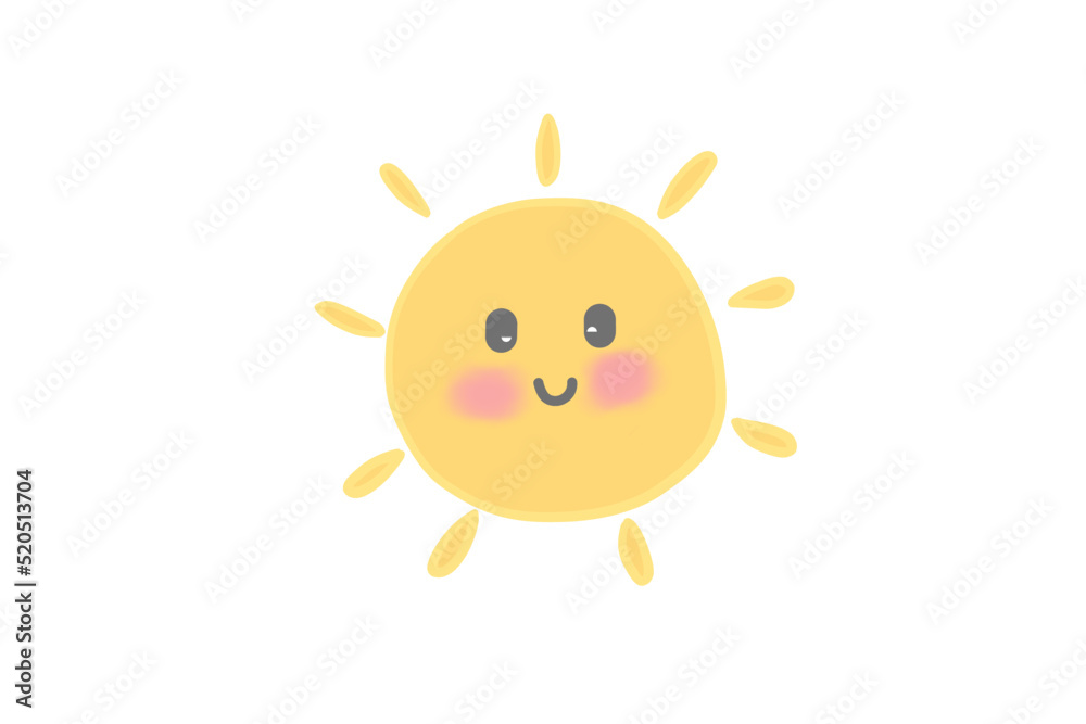 sun with a smile