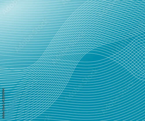 Blue blurry abstract texture with waves.