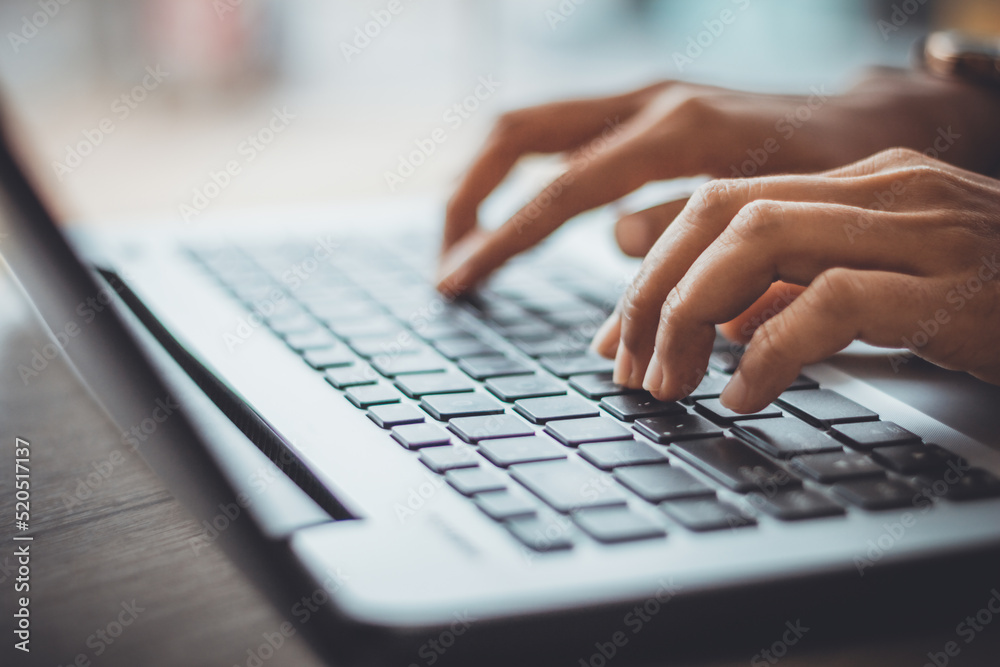 Typing on laptop closeup, chatting in social media,
meeting website. Blogger, journalist writing new article. Typing on laptop closeup, chatting in social media,
meeting website. Blogger, journalist writing new article.